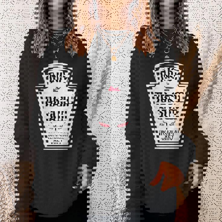 Tangy Tabasco ソースグループ 調味料ファミリーマッチング スウェットシャツ 彼女への贈り物