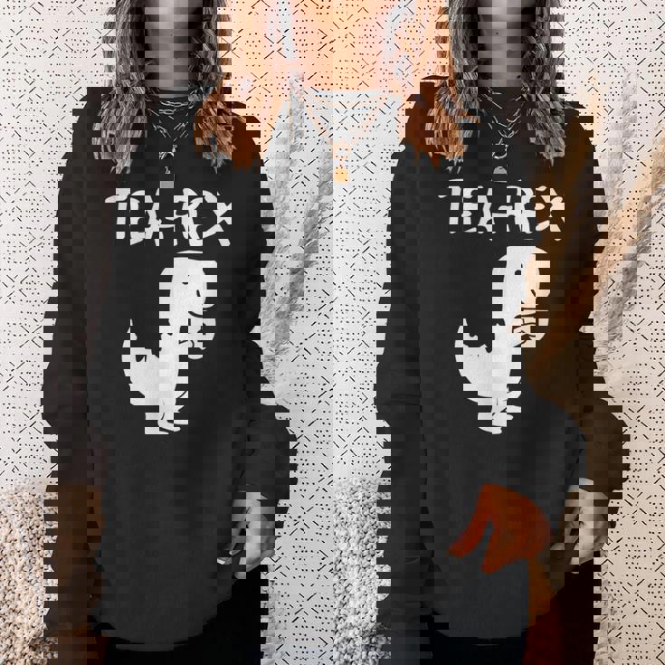 Tea-Rex Dino レジャー ファン クール スウェットシャツ 彼女への贈り物