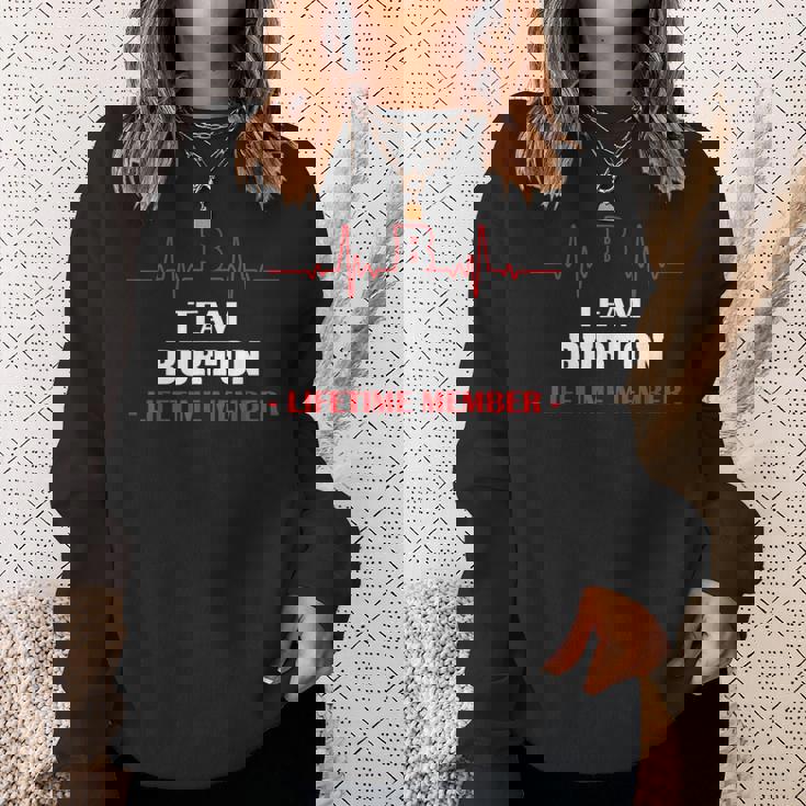 Team Burton 生涯メンバー 血液完全家族 スウェットシャツ 彼女への贈り物