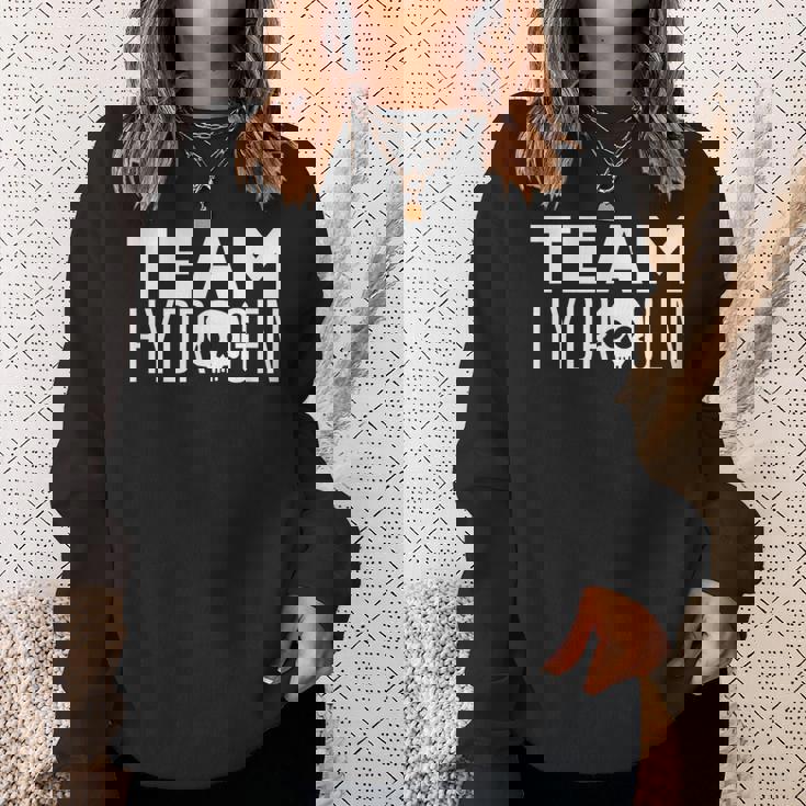 Team Hydrogenymbol H 燃料セル ハイブリッドカー クリーンエネルギー スウェットシャツ 彼女への贈り物