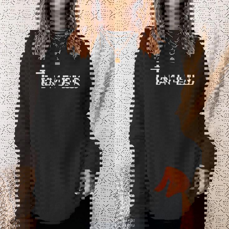 Team Jesus クリスチャンtシャツ Jesus スウェットシャツ 彼女への贈り物