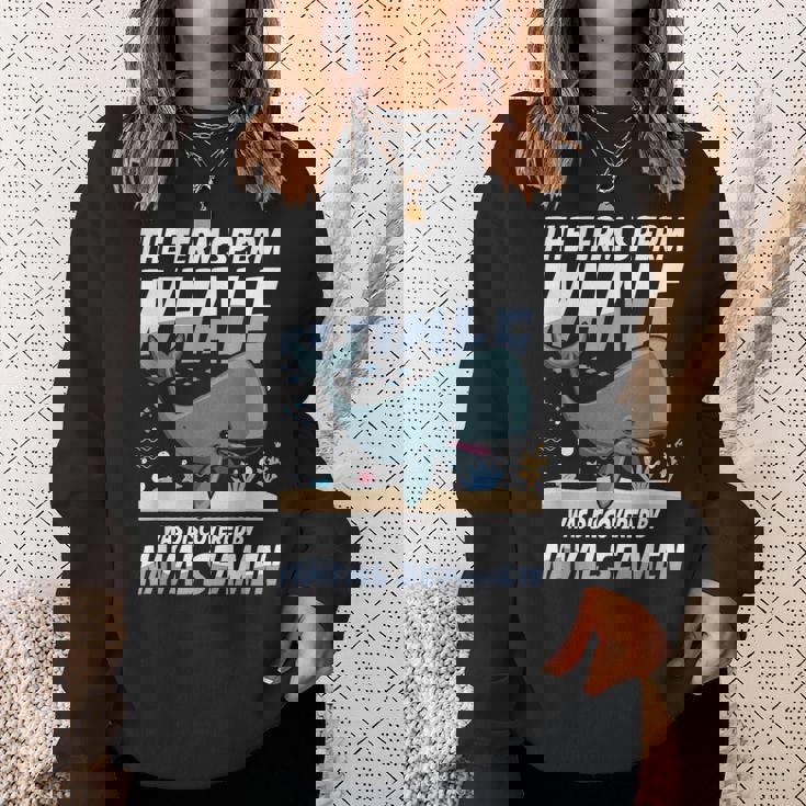 Term マッコウクジラ Was Discovered By Navaleamen スウェットシャツ 彼女への贈り物