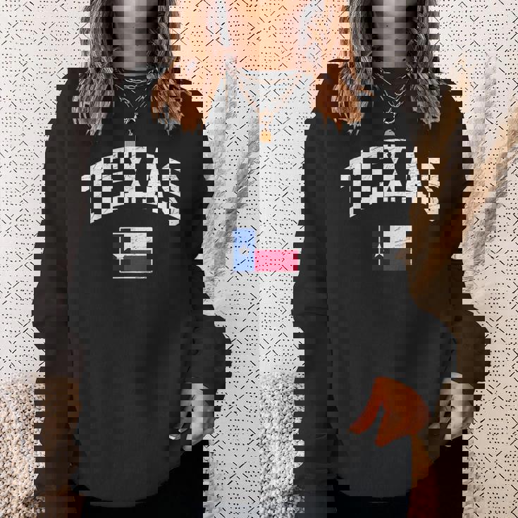 Texas Flag Of Texas Worn Classic スウェットシャツ 彼女への贈り物