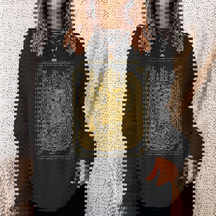 Thailandak Yant Tattoo Magical Thai Tattoos Thailand スウェットシャツ 彼女への贈り物