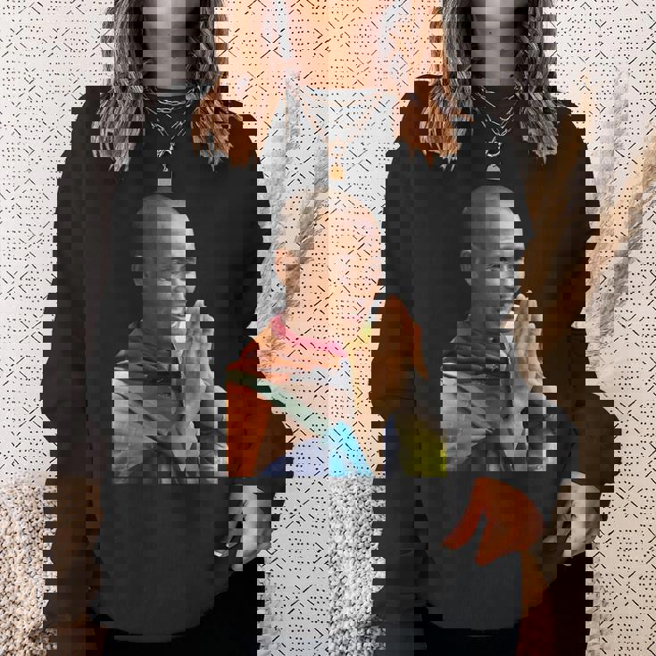 Thich Minh Tue ベトナム仏陀 スウェットシャツ 彼女への贈り物