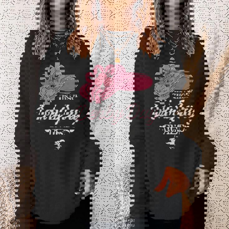 This Is My Derby Dayドレス 面白い競馬衣装 スウェットシャツ 彼女への贈り物