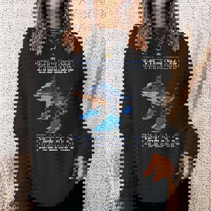 Tralalero Tralala イタリアンブレインレッドミーム スウェットシャツ 彼女への贈り物