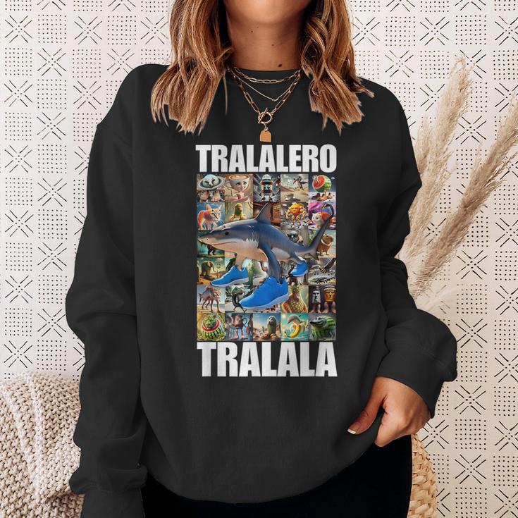 Tralalero Tralala イタリアンブレインロットミーム スウェットシャツ 彼女への贈り物