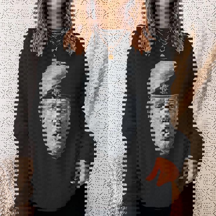 Trump Brain Anti-Trump スウェットシャツ 彼女への贈り物