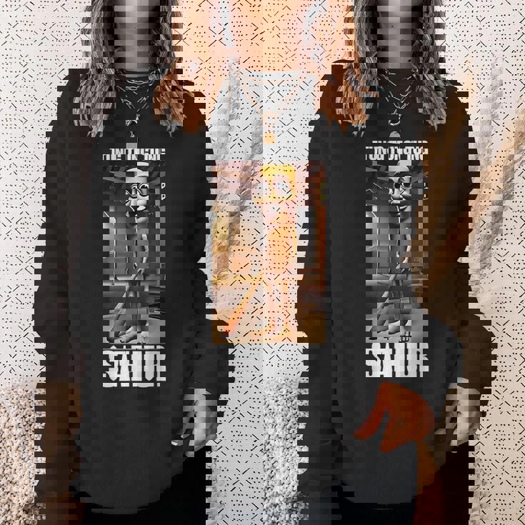 Tung Tung Tungahur Italian Brainrot Meme スウェットシャツ 彼女への贈り物