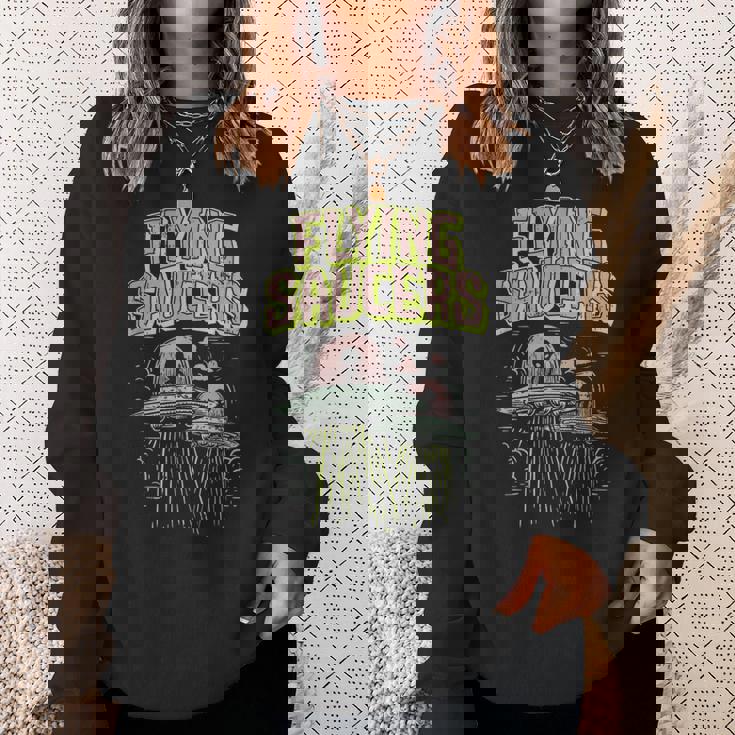 Ufo ロズウェルエイリアン空飛ぶ円盤おれは去りたい スウェットシャツ 彼女への贈り物