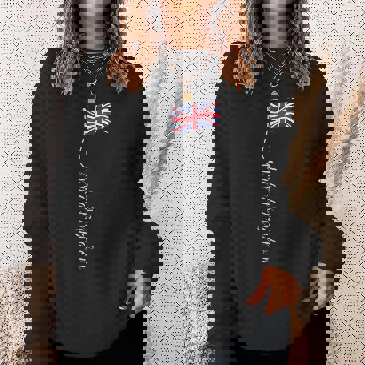 Uk 英国 シグネチャー ユニオンジャック フラッグポール イギリス用 スウェットシャツ 彼女への贈り物