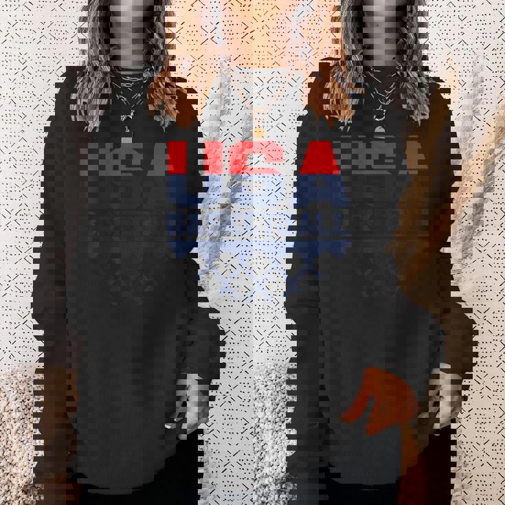 Usaチームスポーツバスケットボール スウェットシャツ 彼女への贈り物