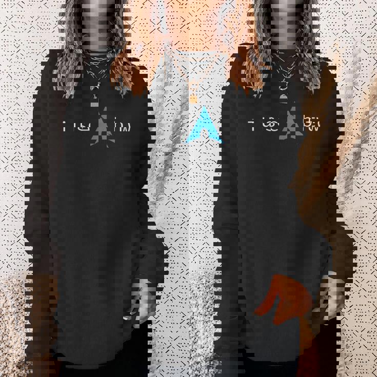 I Use Arch、Btw スウェットシャツ 彼女への贈り物