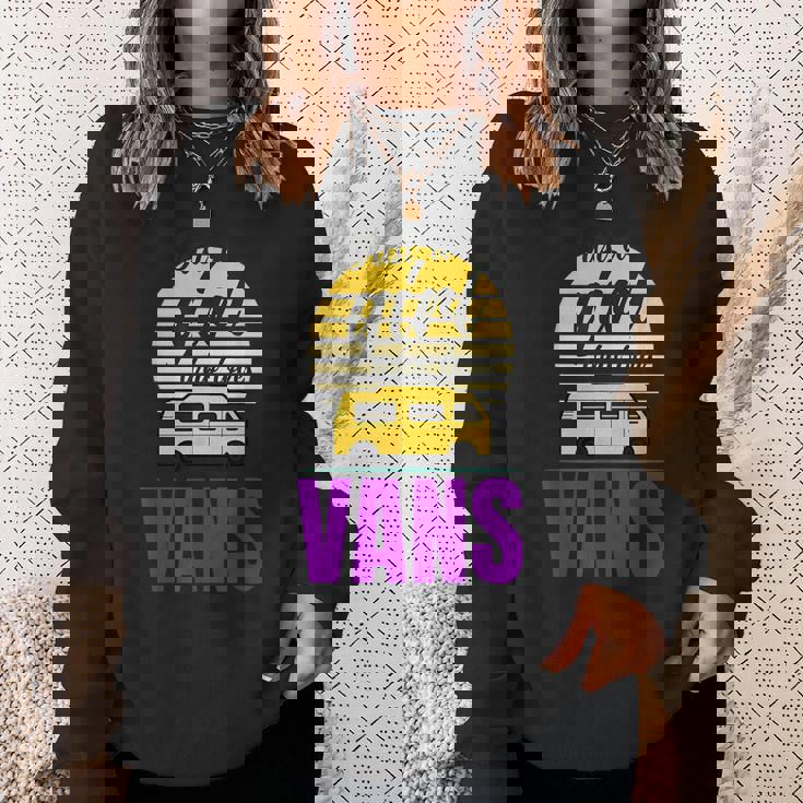 Van Life サンサーファーガールanlife バンを愛する少女 スウェットシャツ 彼女への贈り物