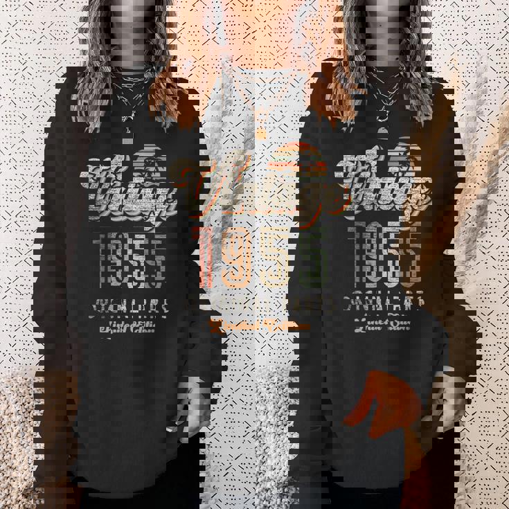 Vintage 1955年 限定版 誕生70周年記念パームス レトロ スウェットシャツ 彼女への贈り物