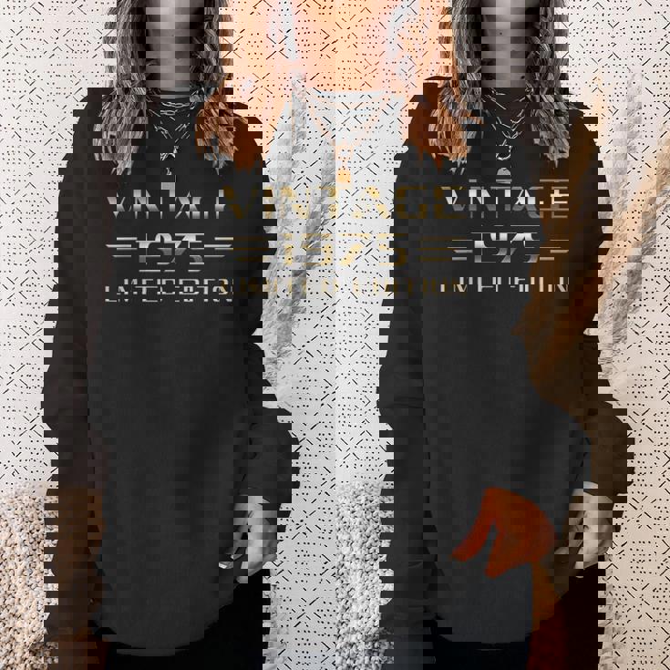 Vintage 1975 50歳の誕生日 クラシックカー スウェットシャツ 彼女への贈り物