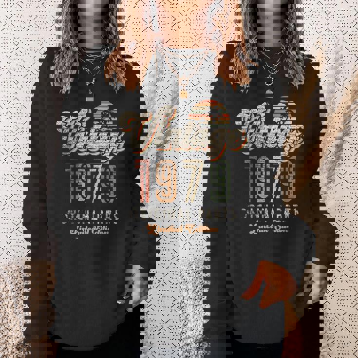 Vintage 1979年 限定版 誕生46周年記念パームス レトロ スウェットシャツ 彼女への贈り物