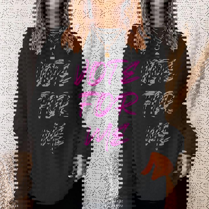 Vote For Me 選挙日 生徒会アパレル スウェットシャツ 彼女への贈り物