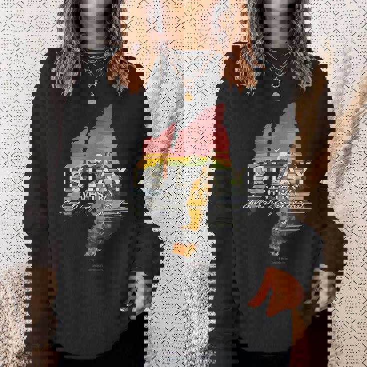 Whisky アイラ島のシングルモルトウイスキー スウェットシャツ 彼女への贈り物