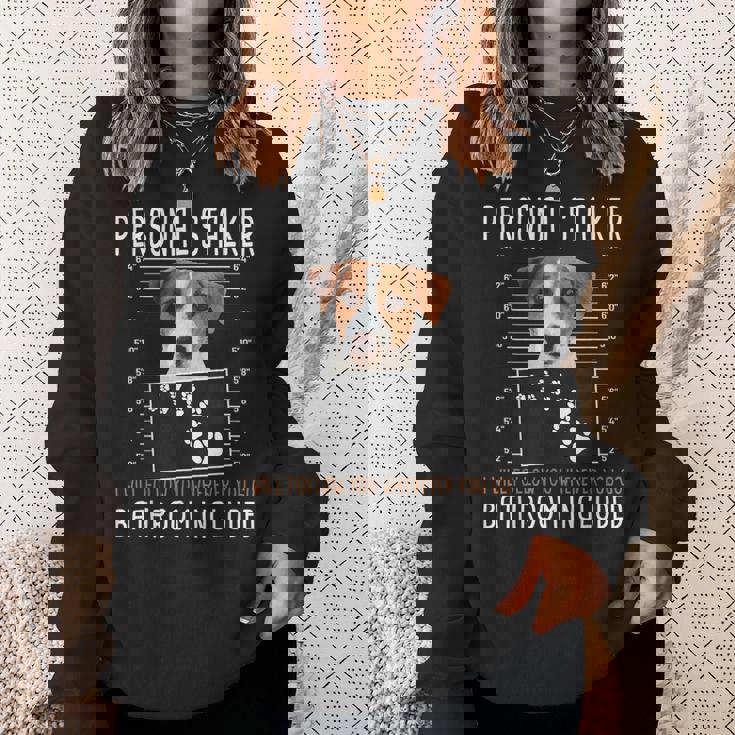 I Will Follow You Wherever You Go ジャック・ラッセル・テリア スウェットシャツ 彼女への贈り物