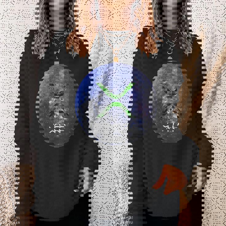 Xrp 極月 リップル 暗号通貨 デジタルコイン スウェットシャツ 彼女への贈り物