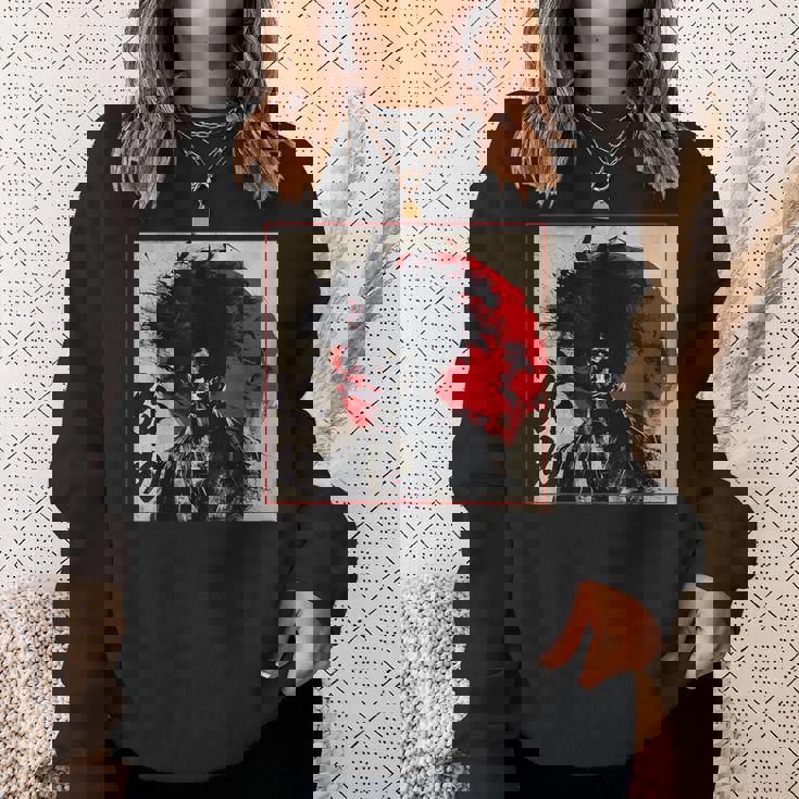 Yasuke アフロサムライ 七徳 武士道コード スウェットシャツ 彼女への贈り物