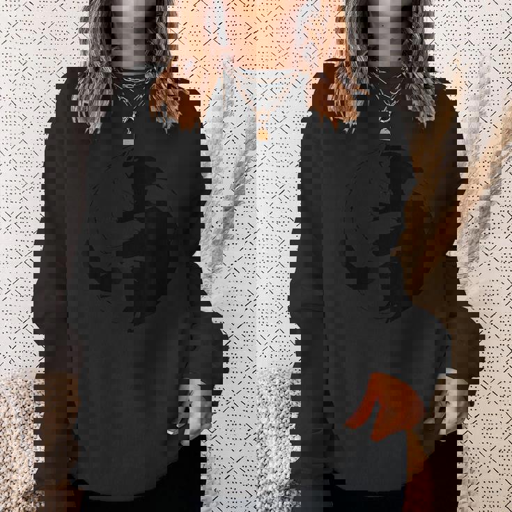 Ying Yang Cat Ying Yang Cat Japanese スウェットシャツ 彼女への贈り物