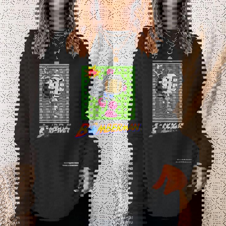 「ボンバーマン」白ボン（F） スウェットシャツ 彼女への贈り物