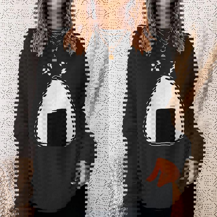 【おにぎりパン】パンとおにぎり：伝統と現代の融合 スウェットシャツ 彼女への贈り物