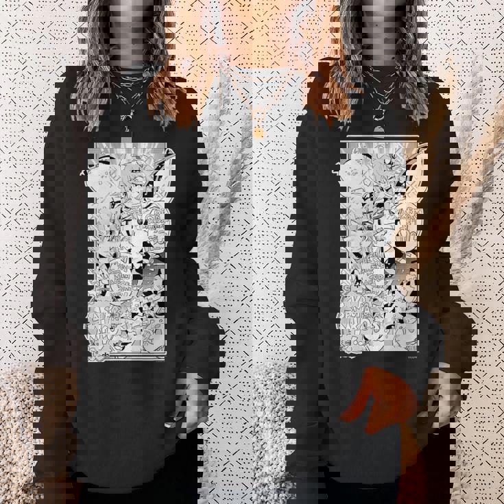 【さくらみこ】『ヤマト神想怪異譚』漫画コマtシャツ（本人セレクト 英語） スウェットシャツ 彼女への贈り物