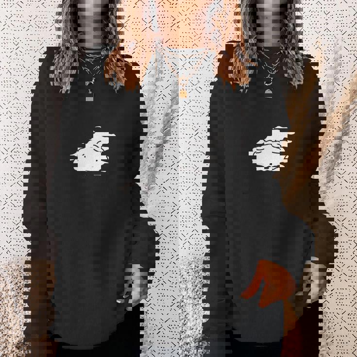 【まんが】クレヨンしんちゃん くたーなシロ 長袖tシャツ スウェットシャツ 彼女への贈り物