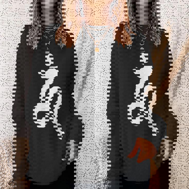 【ウーン】梵字 ウン 烏枢沙摩明王 馬頭観音 阿閦如来 鬼子母神 金剛夜叉明王 手書き 仏教 悉曇文字 古代文字 お守り スウェットシャツ 彼女への贈り物