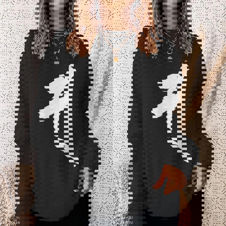 【ソ】梵字 弁財天 手書き 悉曇文字 古代文字 仏教 グッズ 守護神 開運 守護梵字 お守り スピリチュアル お寺 スウェットシャツ 彼女への贈り物