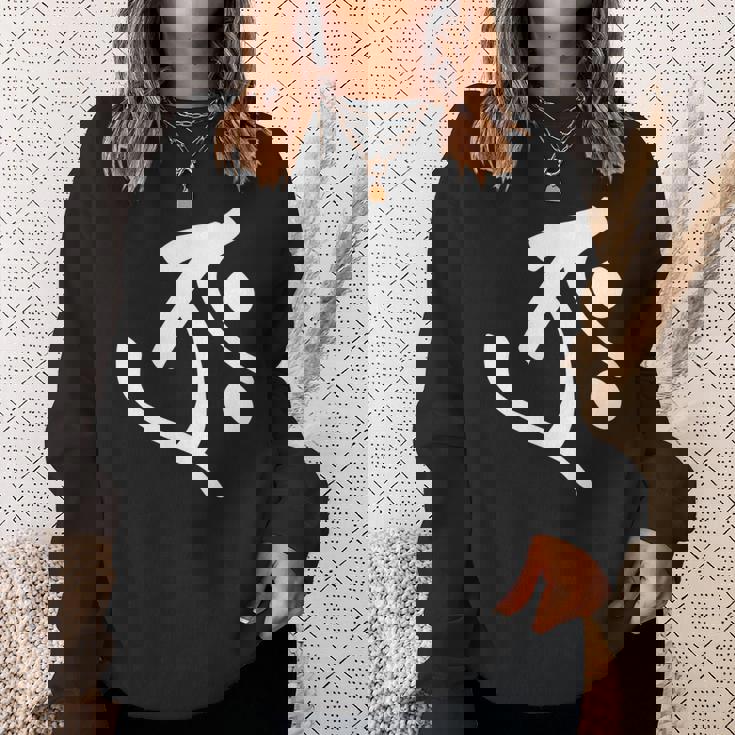 【タラーク】梵字 丑年 寅年 干支 守護梵字 虚空蔵菩薩 1月 2月生まれ 守り本尊 手書き 仏教 悉曇文字 古代文字 長袖tシャツ スウェットシャツ 彼女への贈り物