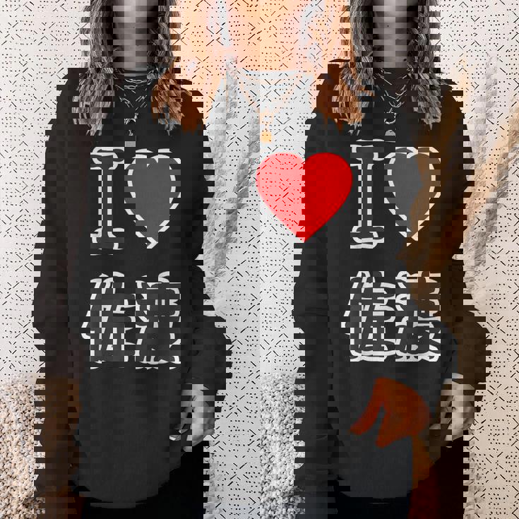 【両面プリント・表裏】アイラブ・佐渡（I Love ハート）佐渡ヶ島 Jimo-T ジモティ 地元愛 面白 スウェットシャツ 彼女への贈り物