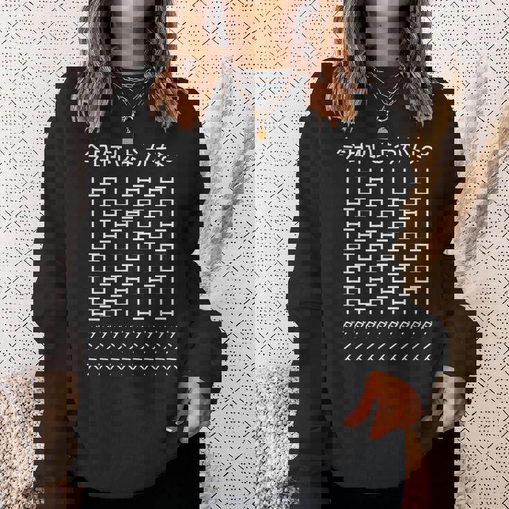 【今日何しようかな ダンス】あみだくじ ダンサー 文字 遊び心 おもしろ 面白い ユーモア ギャグ ネタ ウケ狙い 変な スウェットシャツ 彼女への贈り物