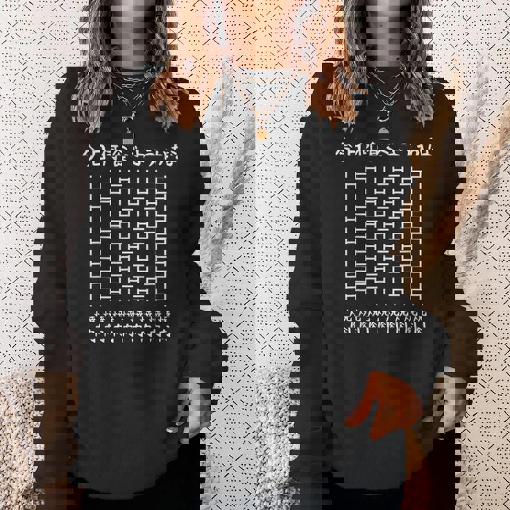 【今日何食べようかな 焼肉】あみだくじ 遊び心 おもしろ 面白い ユーモア ギャグ ネタ ウケ狙い 笑える 変な スウェットシャツ 彼女への贈り物