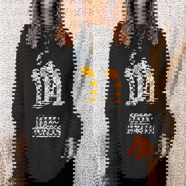 あなごフレンズ《チンアナゴ & ニシキアナゴ》【どうぶつフレンズ】水族館 ゆるくて かわいい 面白 動物 イラスト スウェットシャツ 彼女への贈り物