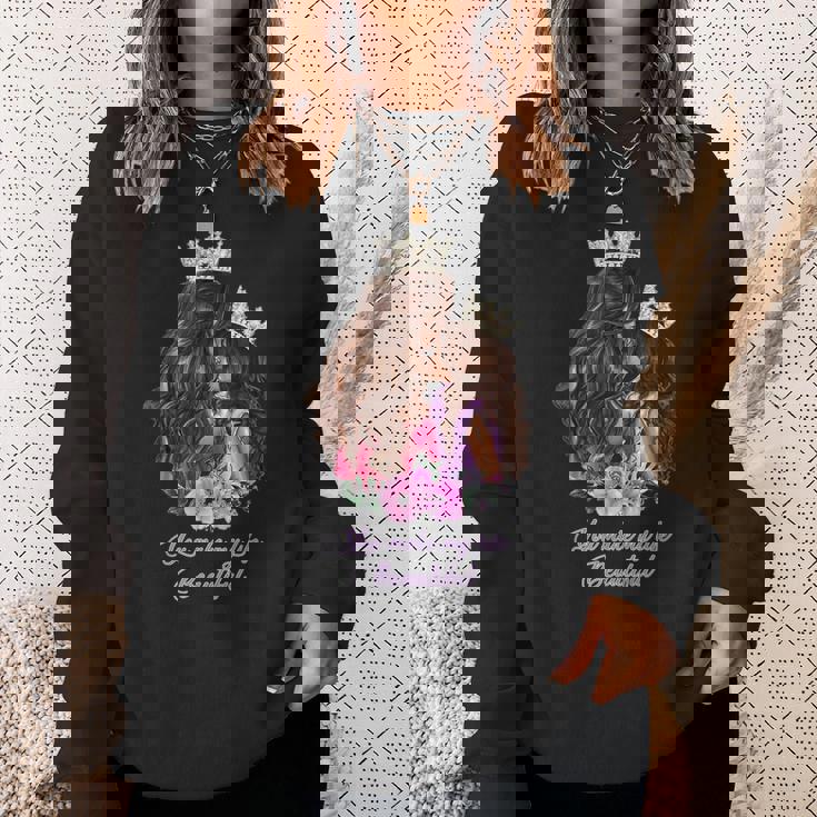 あなたは私の人生を美しくする スウェットシャツ 彼女への贈り物