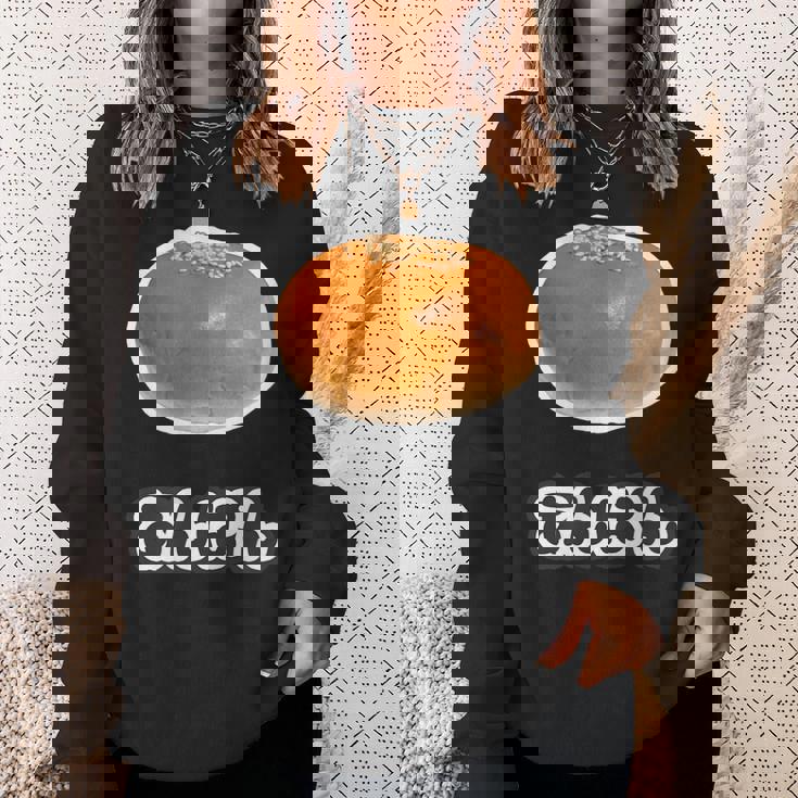 あんぱん《スイーツ ポップ》食べ物 かわいい 面白い デザイン スウェットシャツ 彼女への贈り物