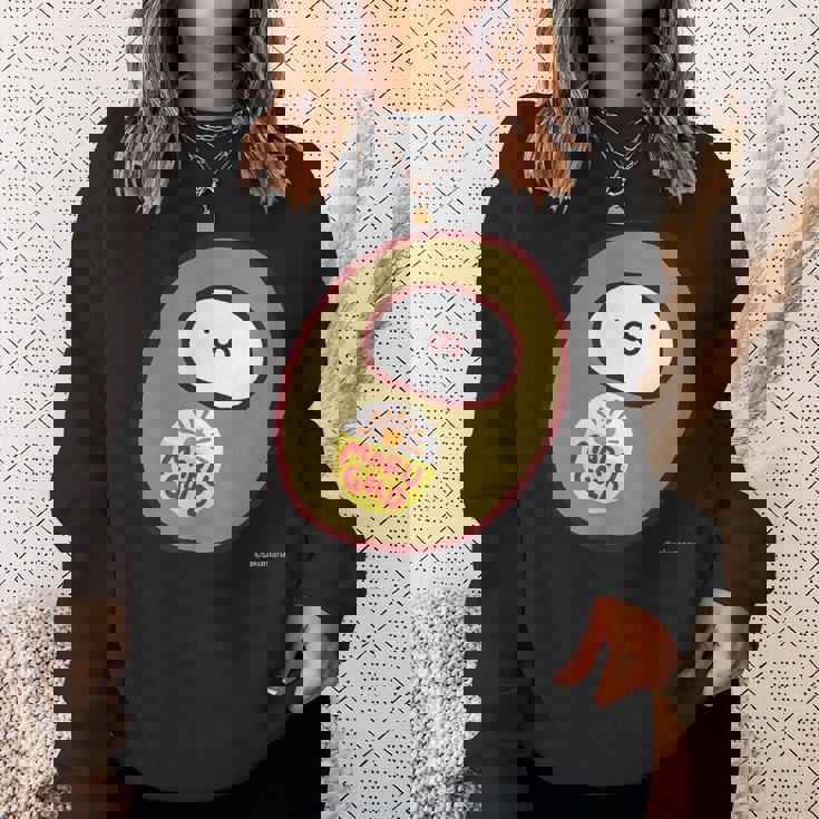 うさまる キウイまる ダークカラー スウェットシャツ 彼女への贈り物