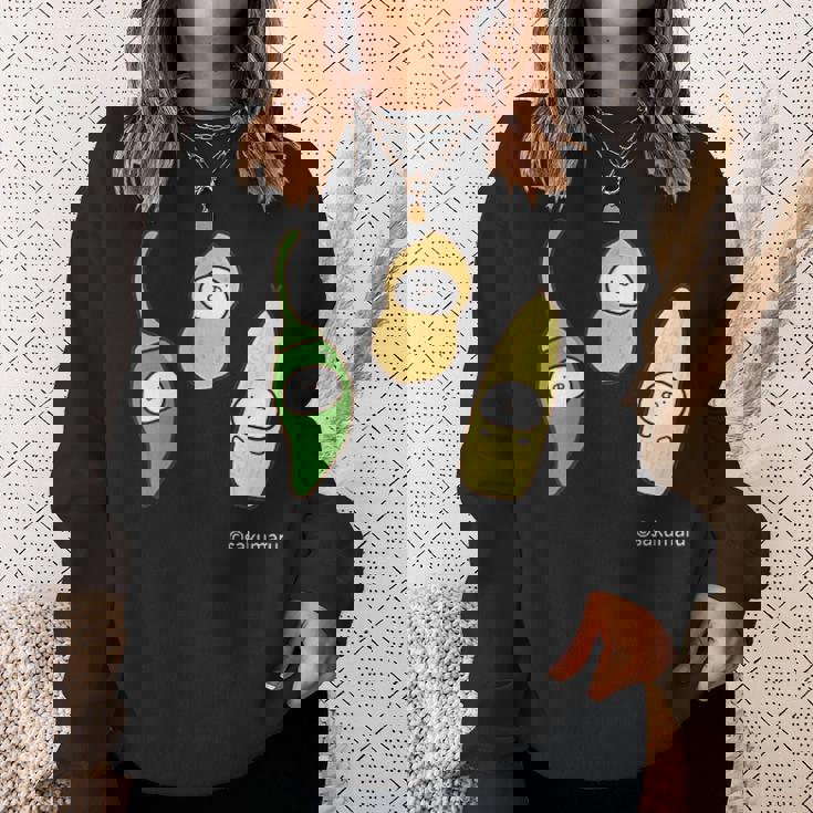 うさまる ベジまるズ ダークカラー スウェットシャツ 彼女への贈り物