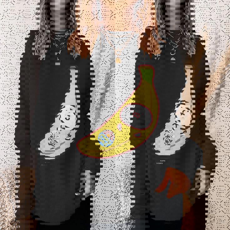 うさまるバナナまる ダークカラー スウェットシャツ 彼女への贈り物