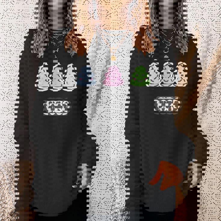 うんこ くん《3 スリー》【Unko】うんち ポップ ゆるくて かわいい キャラクター イラスト スウェットシャツ 彼女への贈り物