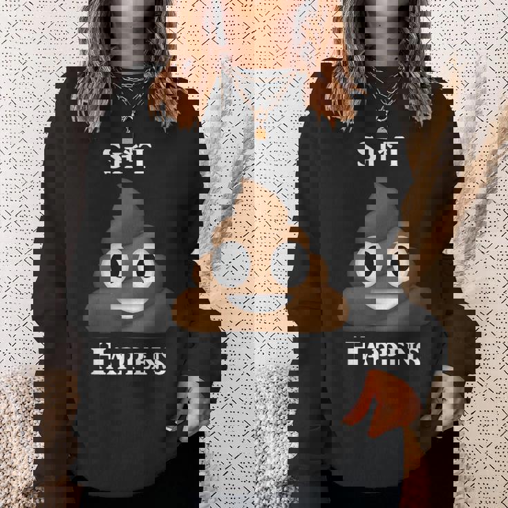 うんちパイル Happensmiling Happy スウェットシャツ 彼女への贈り物