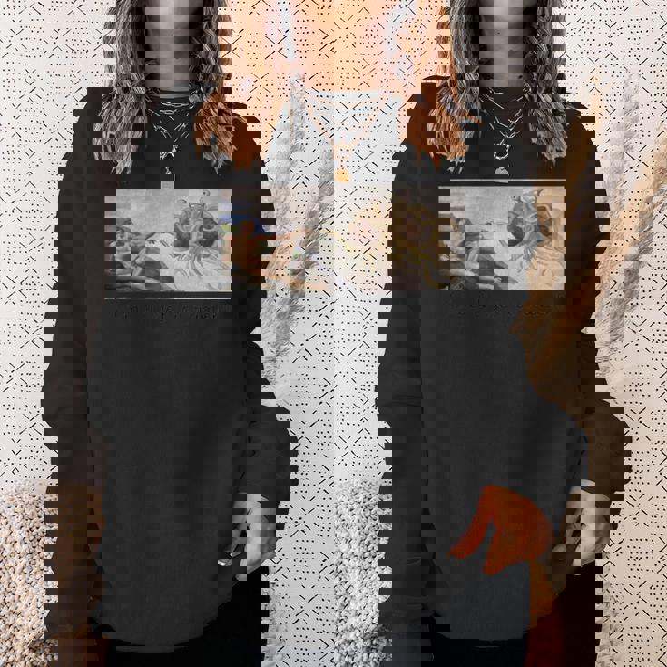 おかしい。ラーメンを頂けますか？空飛ぶスパゲッティモンスターギフト スウェットシャツ 彼女への贈り物