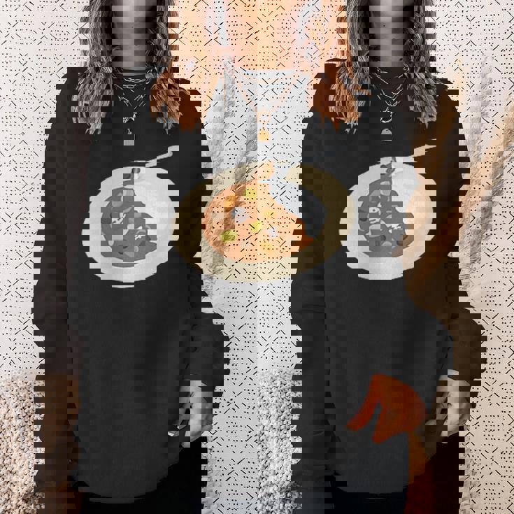 おかしなカレーライス スウェットシャツ 彼女への贈り物