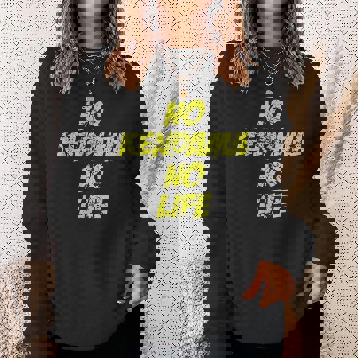 おもしろけん玉 「No Kendama No Life」 スウェットシャツ 彼女への贈り物