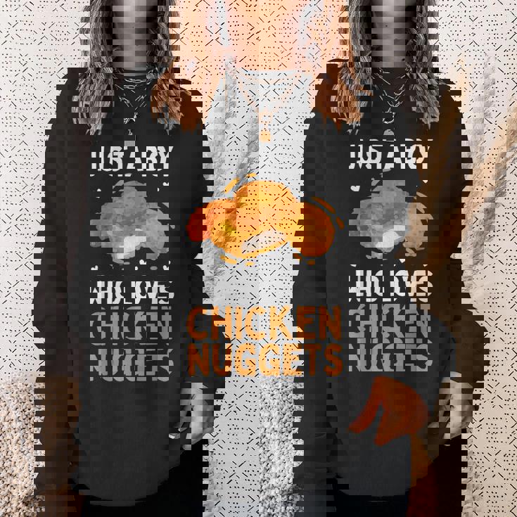 おもしろチキンナゲット メンズ ボーイズ キッズ チキンナゲット愛好家向け スウェットシャツ 彼女への贈り物